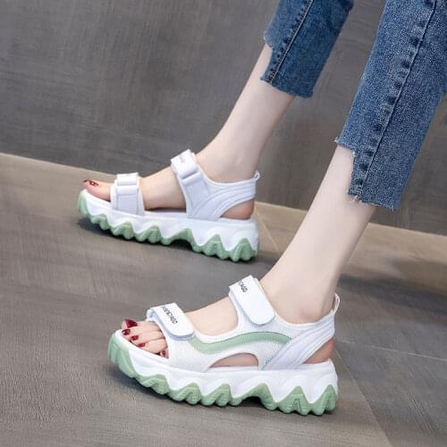 Daddy Sandals Womens Platform Shoes Ins2021 Summer New Platform Sandals Shoes for Women