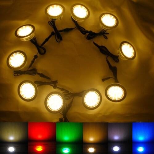 SMD3528 IP67 DC12V LED UP Deck Light for Garden Patio LED Recessed Floor Lighting For LED Underground Light