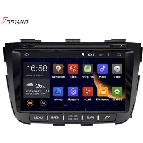 Topnavi 8'' Octa Core 2GB RAM Android 6.0 Car Radio Stereo GPS for KIA SORENTO 2013- Audio DVD Player