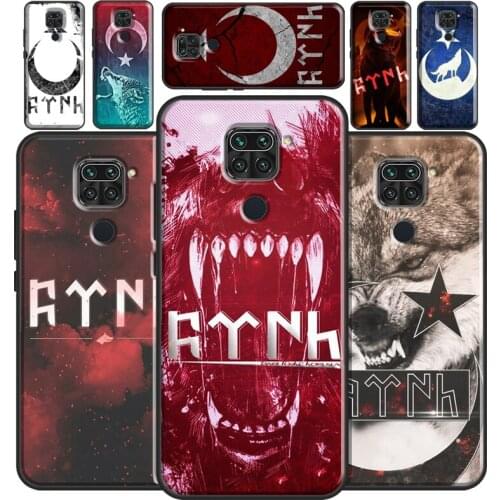 Turkey Turkish Flag Wolf For Redmi Note 10 Pro Case For Redmi Note 9 8 Pro 7 8T 9S Cover For Redmi 9 9C 9A 9T 7A 8A