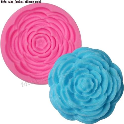 Cake Decoration Silicone Molds Flowers Roses Chocolate Mold Fondant decorating tools baking cooking mould F0836