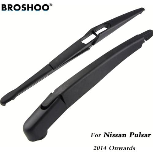 BROSHOO Car Rear Wiper Blades Back Windscreen Wiper Arm For Nissan Pulsar Hatchback (2014-) 305mm,Windshield Auto Styling