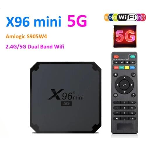 Smart TV Box Android 8.1 A95X F1 2GB 16GB Amlogic S905W Quad Core 2.4GHz WiFi Set top box media player tx3 mini tv 10pcs