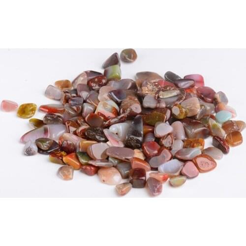 100g Natural Yanyuan Agate Crystal Rough Polished Gravel Specimen Healing A175 natural stones and minerals