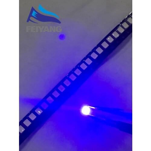 100PCS/lot SMD LED 2835 Blue Light 0.2W 460-465nm SMD 2835 LED 3.0~3.4V Blue led