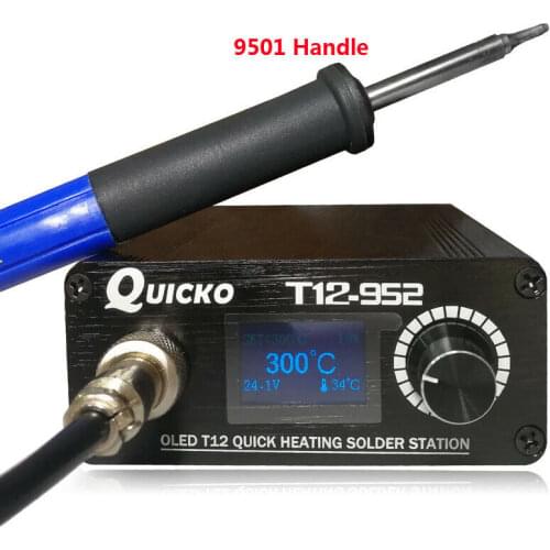 110V~220V QUICKO QUT12-952 OLED Digital Soldering Iron Station with 9501 Handle