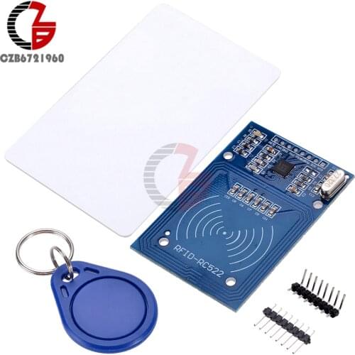13.56Mhz MF RC522 RFID Wireless IC Module S50 Fudan SPI Writer Reader Card Chain Sensor Kits Key for Arduino