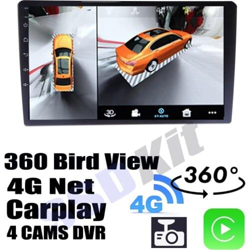 Car Audio Navigation GPS Carplay DVR 360 Birdview Around 4G Android System For Ford Ecosport MK1 2003~2012