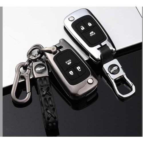 Car Leather Key Case Cover Holder Shell For Chevrolet Cruze Aveo Trax Opel Astra Corsa Meriva Zafira Antara Mokka Insignia