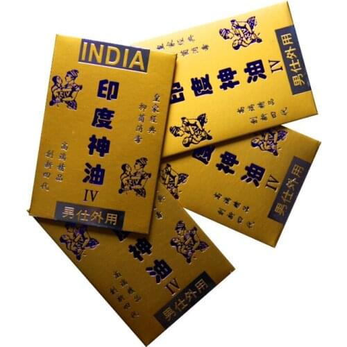 God India Oil Maca Moisture Tissue For Men Essential oil Sex Products Male Time Delay