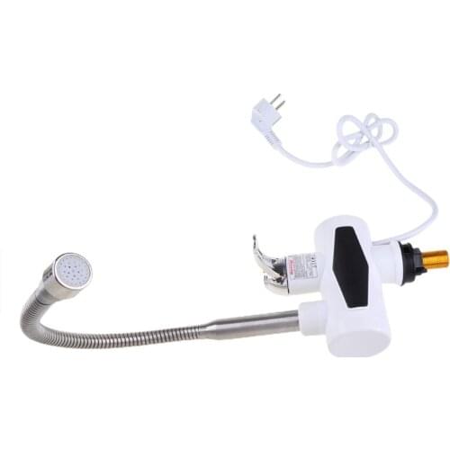 CPDD Instant Electric Water Heater Rapid Heating Faucet with Temperature Display