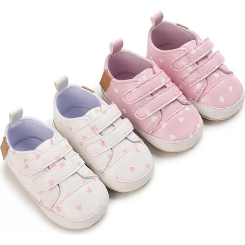 Casual Baby Shoes Infant Baby Girl Crib Shoes Cute Soft Sole Prewalker Sneakers Walking Shoes Toddler First Walker