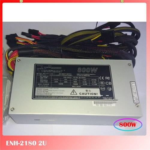 For Server Power Supply for Enhance ENH 2180 ENH-2180 2U 800W 100% Test Before Delivery