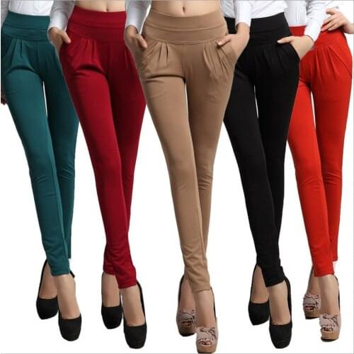 FSDKFAA Women's Trousers Harem Pants