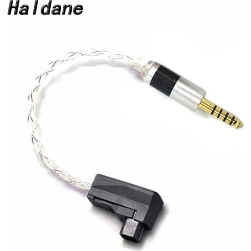 Haldane 4 Cores Silver Plated 4.4mm Balanced Male to 4pin RSA/ALO Balanced Audio Adapter Cable For SR71 SR71B RXMK3 SOLO