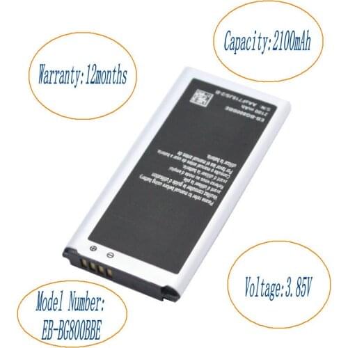 ISkyamS 10pcs/lot 2100mAh EB-BG800BBE Replacement Li-ion Battery For SamSung Galaxy SV Mini S5 mini G870 SM-G800F SM-G800H G800