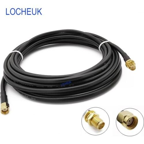 3/6/9M Antenna RP-SMA Male to RP SMA Female Extension Cable WiFi Wi-Fi Router RP SMA Plug to RP SMA Jack RG58 RF Cable