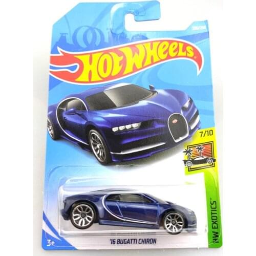 2019 Hot Wheels 1:64 Car 16 BUGATTI CHIRON Collector Edition Metal Diecast Model Cars Kids Toys Gift