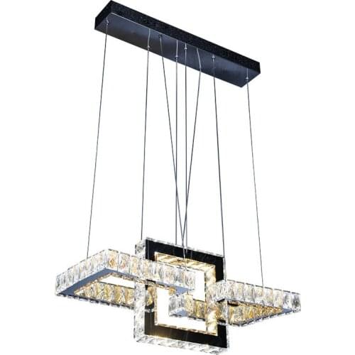 Chandeliers Rings Led Kitchen Chandelier APP Control Industrial Crystal Light For Kids Bedroom Dining room Loft