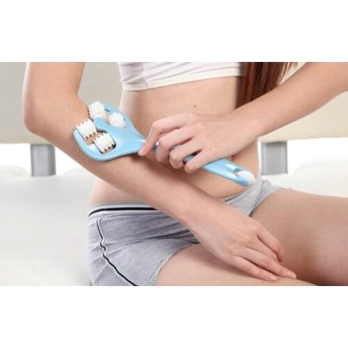 Stress Relax Massager The Muscle Fiber Fat Stimulate Beauty Massage Roller Thin Leg Waist Health Body Stimulator Skin Beauty
