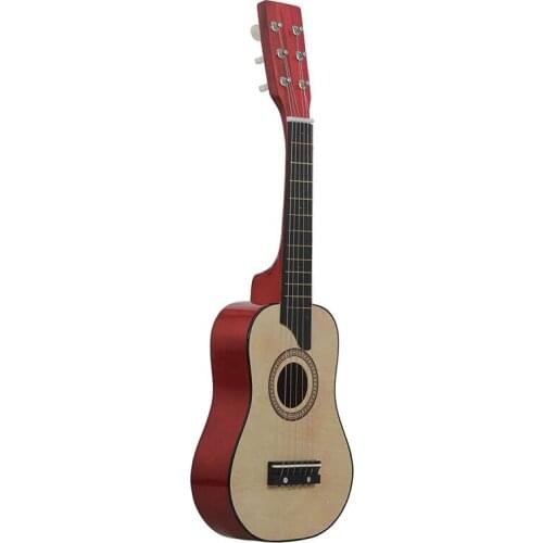25 Inch Basswood Acoustic Guitar 6 Strings Small Mini Guitar with Guitar Pick Strings for Children Kids Gift Beginner