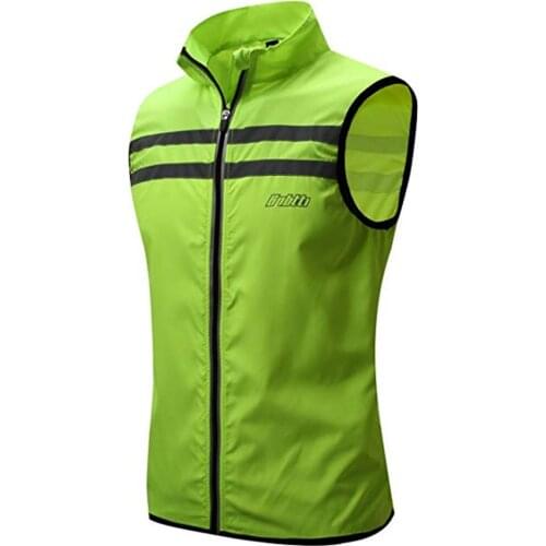 Mounchain Adult Cycling Reflective Vest Outdoor Safety Running Cycling Windproof Reflective Vest S -XXL upf15