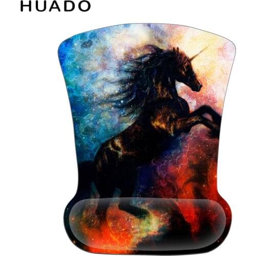 Soft Mouse Pad with Wrist Rest Durable Comfortable Lightweight Non Slip Hand Pad for PC Computer Office