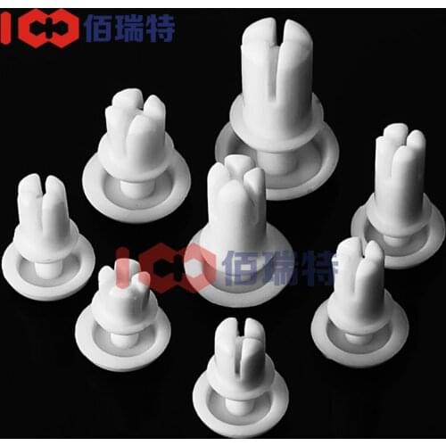 Nylon Rivet Black White Plastic Rivet R-shaped PC Plastic Mother Rivet Plastic Expansion 100PCS