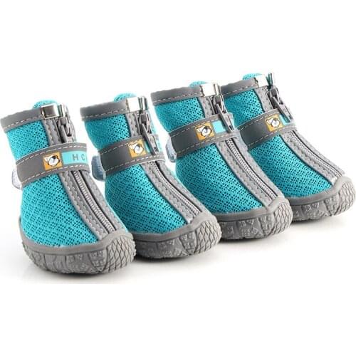 Spring Autumn Pet Dog Shoes Durable Mesh Breathable Soft Sole Dogs Boots For Small Dogs Walking Climbing Dogs Sneakers Cat Shoes