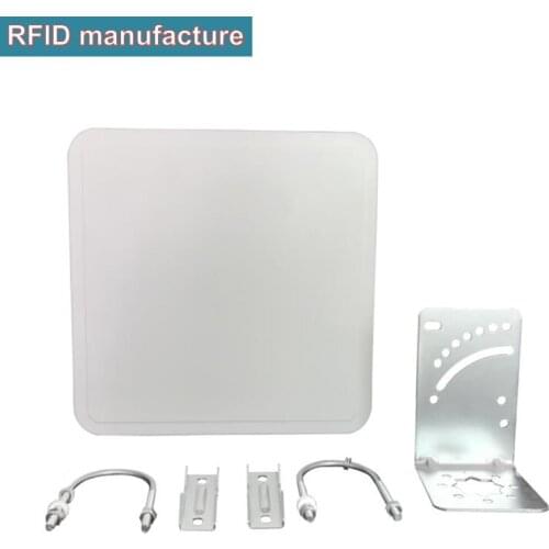 Passive uhf rfid long distance antenna Circular polarization 9.2dbi panel waterproof for rfid wet inlay in marathon timing race