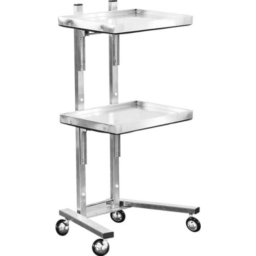 Simplicity Hairdressing Stainless Steel Cart Beauty Salon Stroller Hair Salon Tool Cart Gereedschapswagen Friseurwagen Cheap