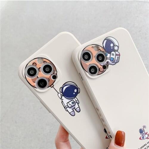 Brand new originality characteristic earth astronaut pattern Mobile phone case for iphone 7 8 11 12 pro mini ProMAX XR XS case