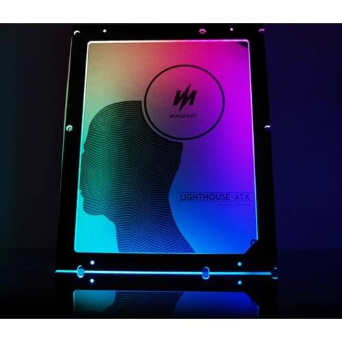 ATX PC Case Motherboard Decoration Light Strip,Cabinet Lighthouse ATX Motherboard Back Light ,5V 3Pin,Support M/B Control,AURA