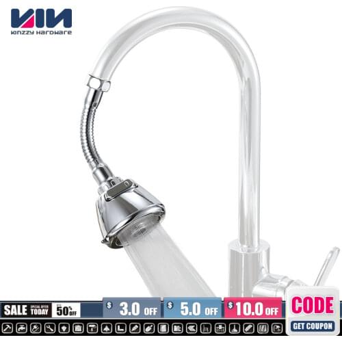 Universal 360 Degree Kitchen Faucet Head Sprayer Adapter Shower Long Nozzle Bubbler Water Saving Splash Filter Filtro De Agua