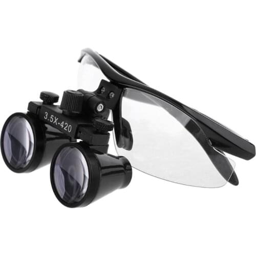 3.5X Head Wearing Dental Loupe Magnifier Goggle Dentist Binocular Loupe D2TD