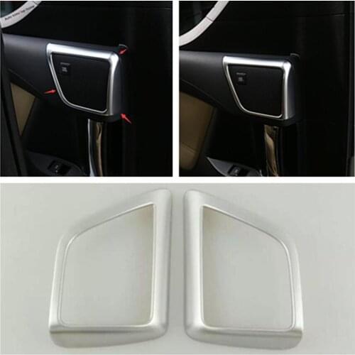 Yimaautotrims Rear Door Stereo Speaker Audio Cover Trim Fit For Toyota Alphard / Vellfire AH30 2016 - 2019 Interior Mouldings