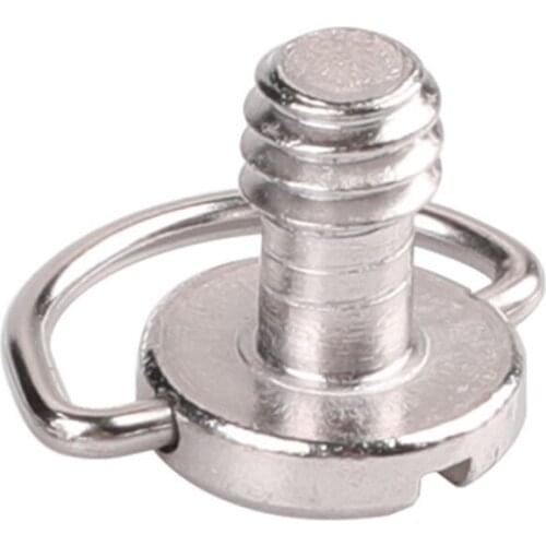 10pcs 1/4 camera screw for quick release plate 1/4 inch Folding D-Ring Adapter Tripod Monopod Quick Release Plate Camera