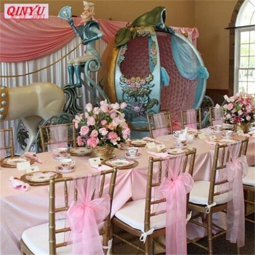 48cm * 10m Crystal clear tulle gauze roll fabric birthday party decorations party party New Year wedding decoration 6ZSH015-1B