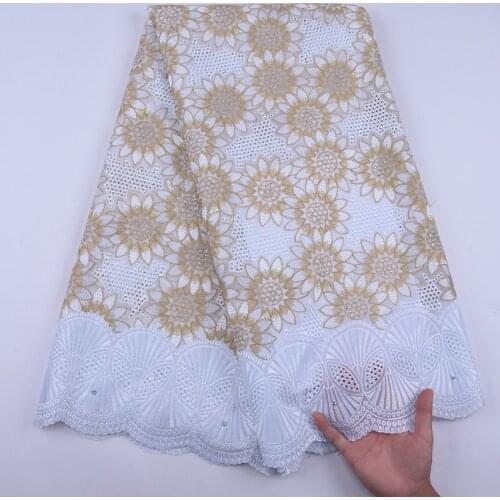 African Lace Fabric 2019 High Quality Lace Swiss Voile Lace In Switzerland Red Fabric With Stones A1728