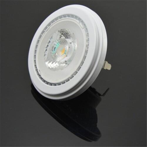 AR111 LED Spotlights COB G53 Dimmable Bulb Lamp Light DC12V AC110V 220V 15W Bulb Cold White Warm White