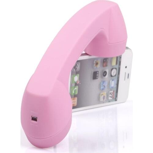 New Anti-radiation Bluetooth Headphone Wireless Handset Hands-free Calling Portable Phone Receiver with Mic for iphone 5 6 7 8