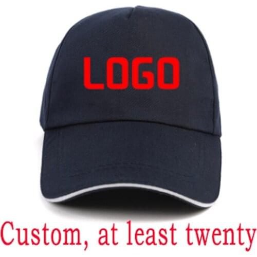 Custom Printing Embroidery Logo Baseball Cap Shop Volunteer Company Tour Group Cultural Activities Pattern Custom Sunshade Cap