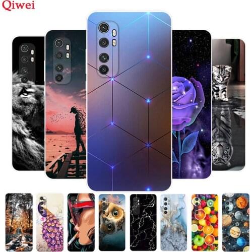 For Xiaomi Mi Note 10 Lite Case Silicone Soft TPU Back Cover For Xiaomi Mi Note 10 Lite Fundas for Xiaomi Note 10 Lite Cases