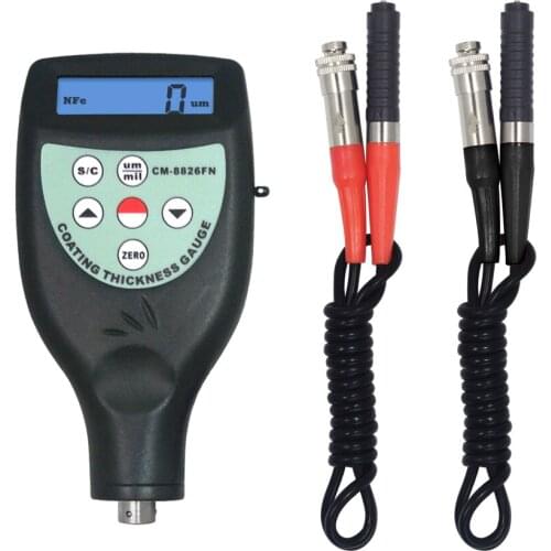 CM-8826FN Coating Thickness Gauge Measuring Range 0~1250 um / 0~50 mil Min. Sample Thickness 0.3 mm