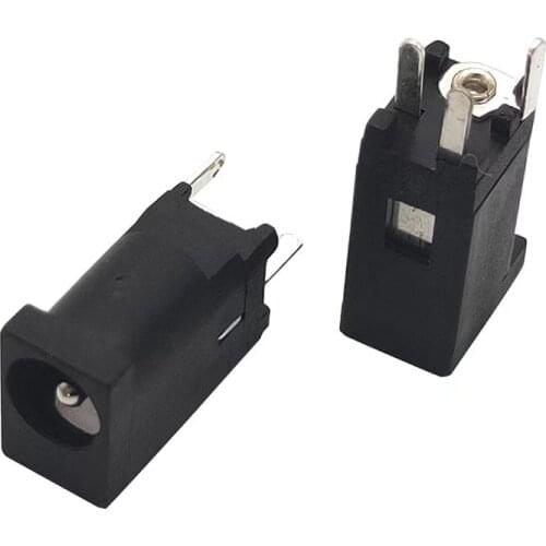 DC002F3.5*1.3mm Vertical Straight Inserted Base Interface Large Current DC Power Socket