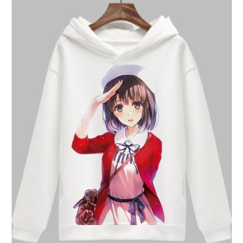Saekano How to Raise a Dull Girlfriend Cosplay Hoodie Katou Megumi 3D Print Harajuku Fleece Sweatshirt Hoodies Pullover Costume