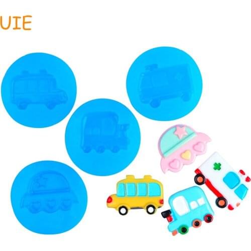 FYL516U,FYL633U,FYL634U,FYL639U Car Silicone Mold - Gum Paste Biscuit Chocolate Sugarcraft Resin Polymer Clay Bakeware Clay Soap