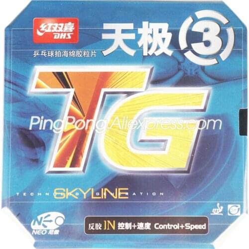 DHS Skyline 3 NEO DHS TG3 NEO Table Tennis Rubber Sky line 3 NEO Pips-in Original DHS Ping Pong Sponge