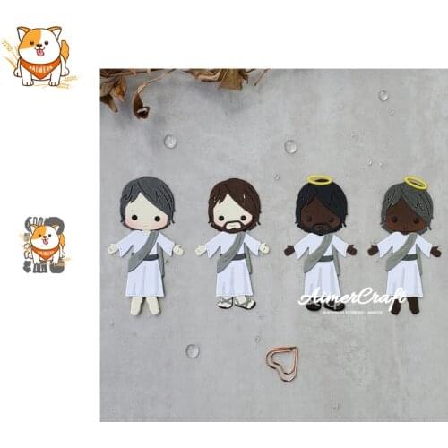 Jesus Christianity Metal Cutting Dies Scrapbooking Stencil DIY Decorative Embossing Craft Die Cuts Card Making New Dies For 2020