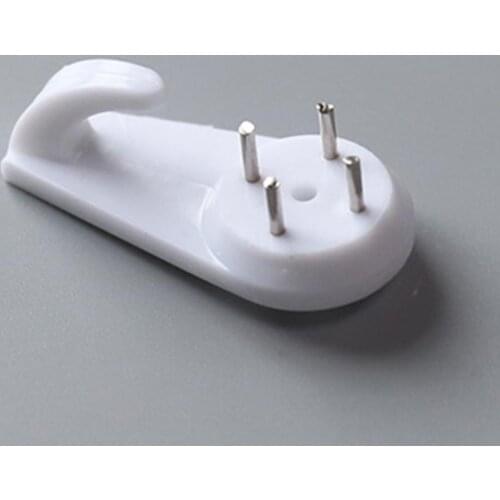 10Pcs Hook Hanging Traceless Storage Supplies Load-bearing Non-trace Nail for Bathroom